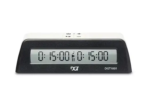 DGT 1001 skákklukka (hvít/svört)