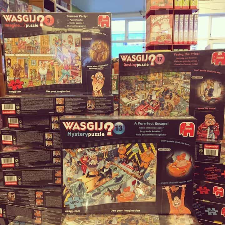 thrju ny wasgij pusluspil voru ad koma i budina 20 afslattur af ollum pusluspil