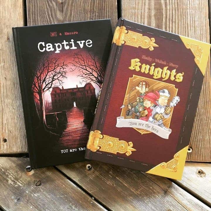 captive og knights nyjar teiknimyndasogur thar sem thu ert adalpersonan og leidi