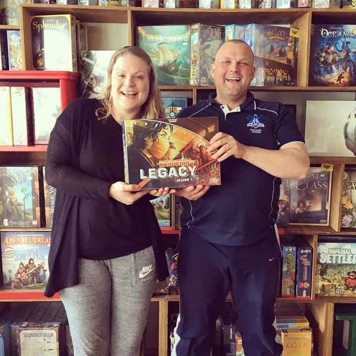 sigurvegarar i pandemic survival motinu stefan og hulda tabletopday2017