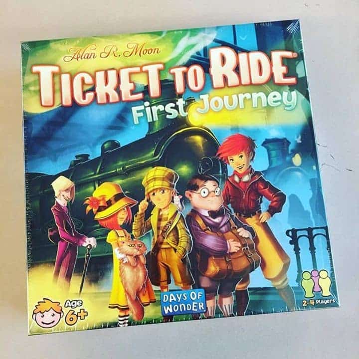 ticket to ride first journey er komid aftur frabaert barnaspil fyrir 6 ara og el