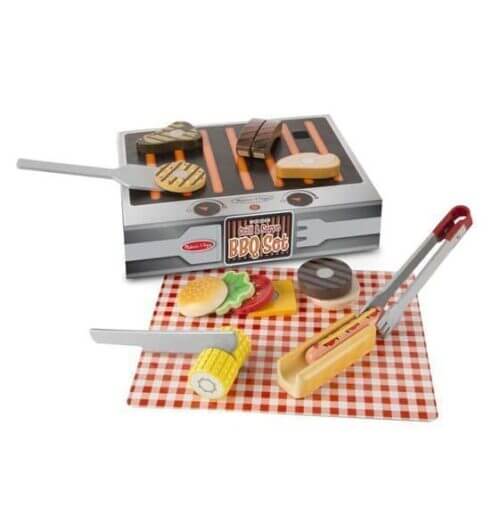 Wooden Grill & Serve BBQ Set - Image 2