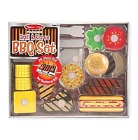 Wooden Grill & Serve BBQ Set