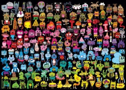 Pens Friends: Doodle Rainbow (1000 bita) - Image 2