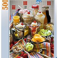 Bara eftirréttur (500 bita)