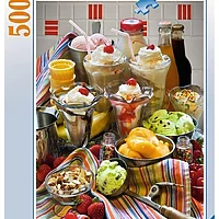 Bara eftirréttur (500 bita)