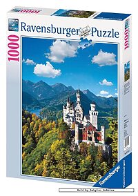 Neuschwanstein kastali (1000 bita)