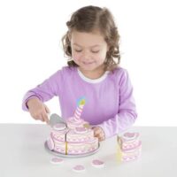 Triple-Layer Party Cake - Wooden Play Food - Image 3