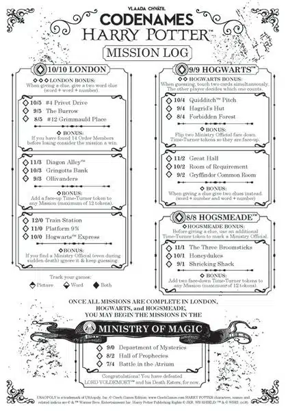 Codenames: Harry Potter - Image 3