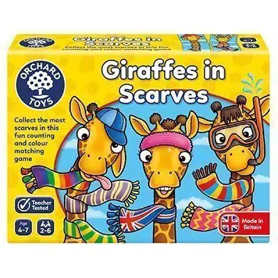 Giraffes in scarves