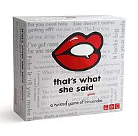 That's what she said