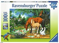 Ponies at the pond (100 bita)