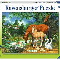 Ponies at the pond (100 bita)