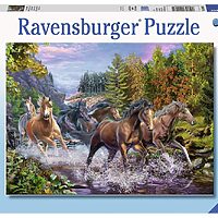 Rushing river horses (100 bita)