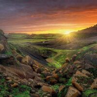 Sun over Iceland (1000 bita) - Image 2