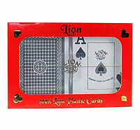 Lion plastspil: Póker (2 stokkar)