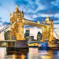 Tower Bridge at dusk (2000 bitar) - Image 2