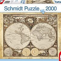 Historical map of the world (2000 bita)