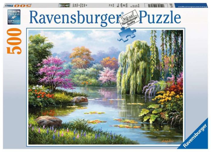 ravensburger romantic pond view 148271 01