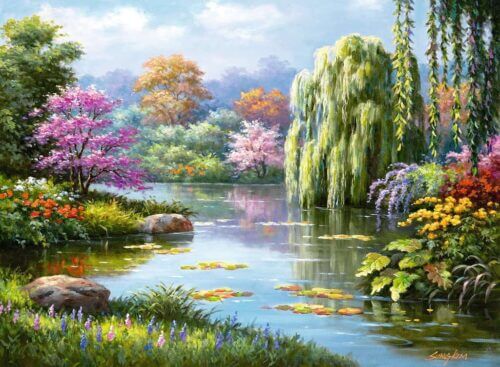 Romantic pond view (500 bita) - Image 2
