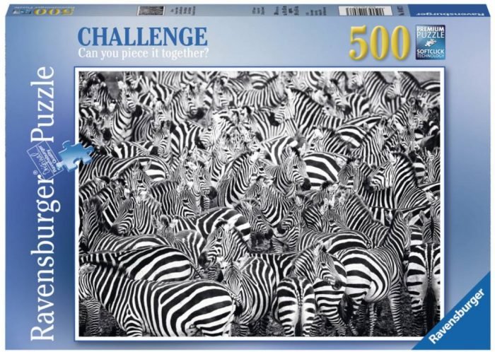 ravensburger zebra challenge 500 148073 01