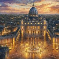 Vatican sunset (1000 bita) - Image 2