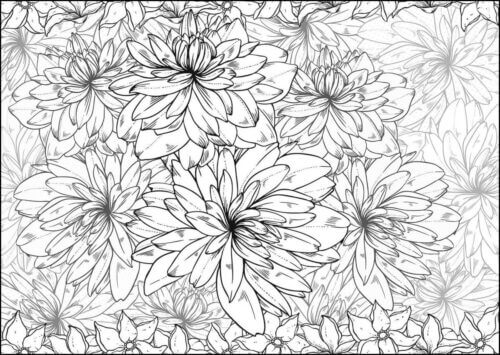 Litapúsl: Floral (1000 bita) - Image 2