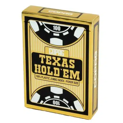 Copag: Texas Hold'em (svört)