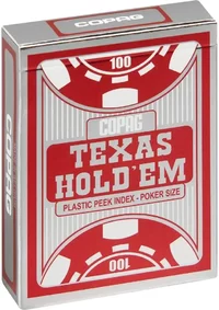 Copag: Texas Hold'em Peek (rauð)