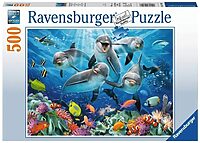 Dolphins in the coral reef (500 bita)