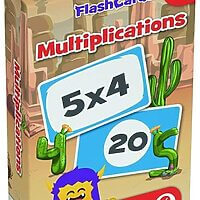 Flash cards: Multiplications