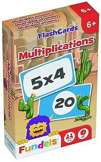 Flash cards: Multiplications