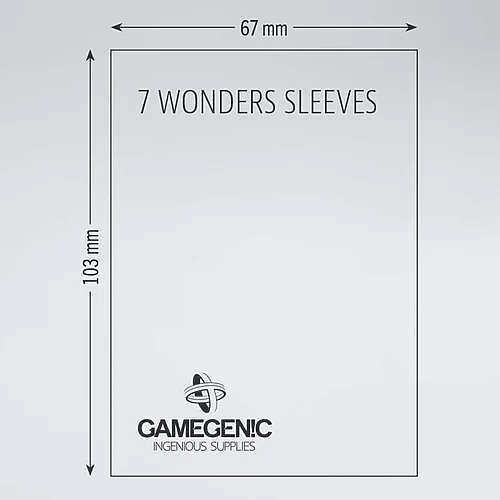 MATTE 7 Wonders Sleeves: 67x103mm (80) - Image 3