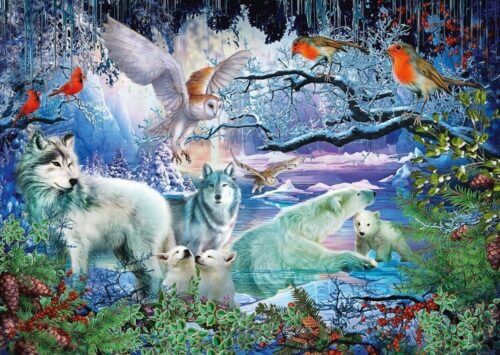 Wolves in the winter (1000 bita) - Image 2