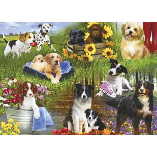 gibsons piecing together dogs 24 G2254 02