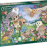 Owls in the wood (1000 bita)