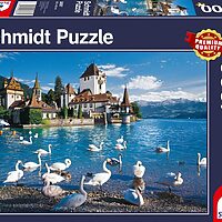Lakeshore swans (1000 bita)
