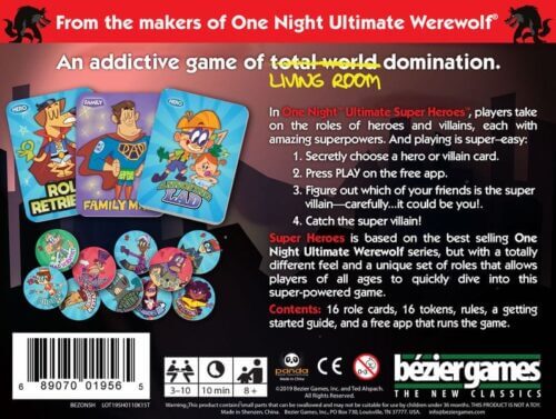 One Night Ultimate Super Heroes - Image 2