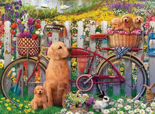 Cute dogs in the garden (500 bita) - Image 2