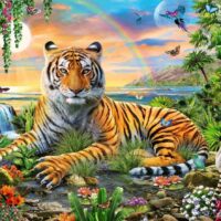 Tiger at Sunset (300 bita) - Image 2