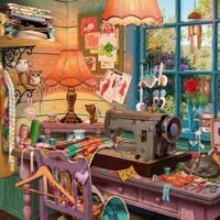Secret puzzle: In the sewing room  (1000 bita) - Image 2