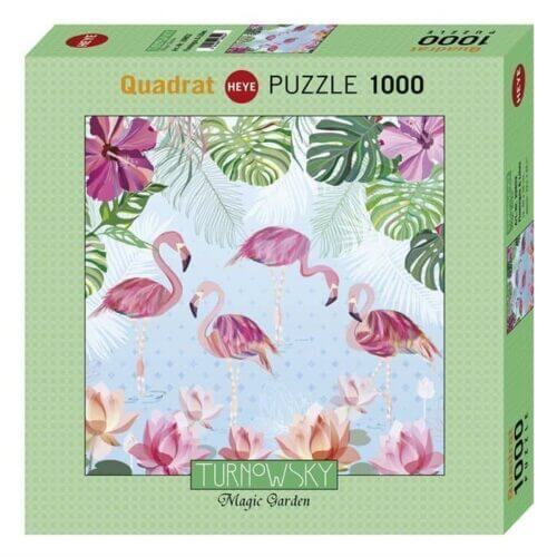 Flamingos & lillies (1000 bita)