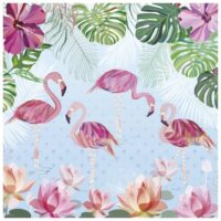 Flamingos & lillies (1000 bita) - Image 2
