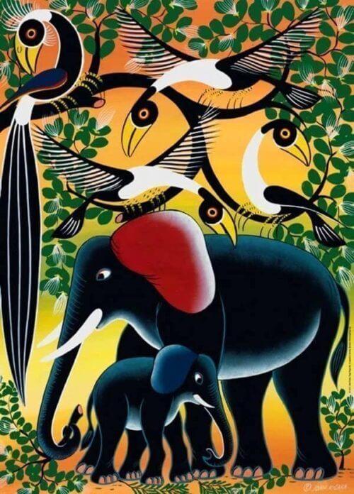 Tinga Tinga: Elephant family (1000 bita) - Image 2