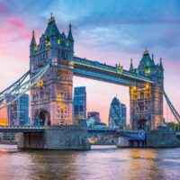 Tower Bridge sunset (1500 bita) - Image 2