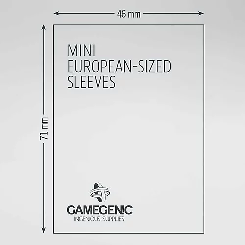 Prime Mini Euro Sleeves: 46x71mm (50) - Image 3