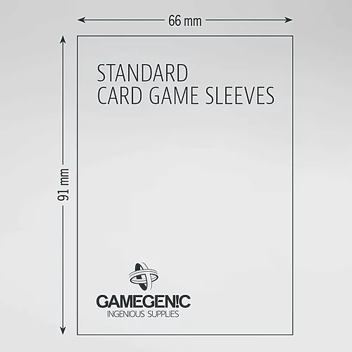 Prime Standard Card Sleeves: 66x91mm (50) - Image 2