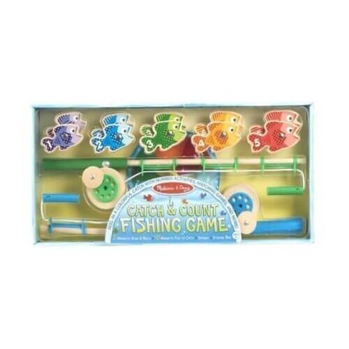Catch and count magnetic fishing rod set