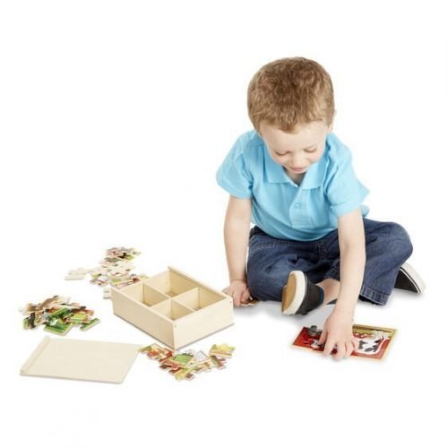 melissa and doug farm animals puzzles in a box 3794 04
