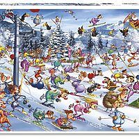 Christmas Skiing (1000 bitar)